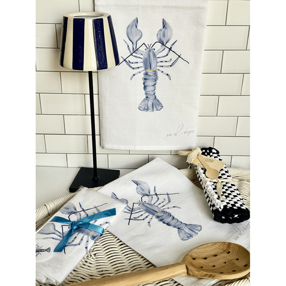blue lobster flour sack copy